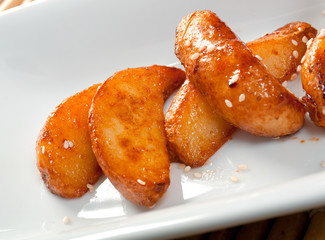 grilled potatoes