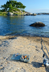 Fototapeta premium Sea fishing time