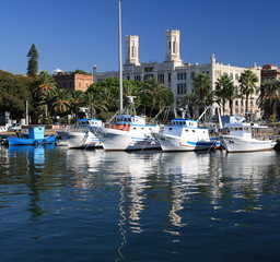 Comune di Cagliari, vista dal porto