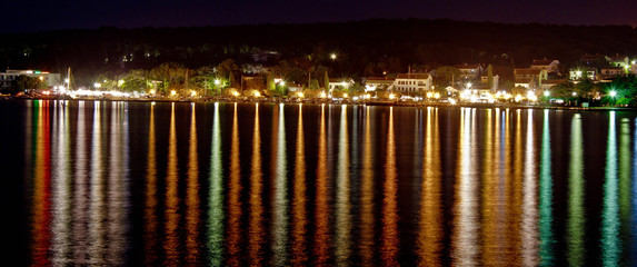 Malinska night - reflections on the Sea