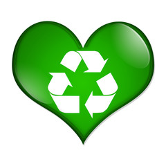 Love Recycling button
