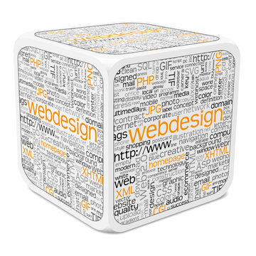 W&uuml;rfel, Keyword, Webdesign, Tag Cloud, Internet Begriffe