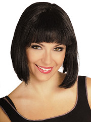 Girl with bob hairstyle and beautiful smile