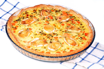 Tarte au fromage de chèvre