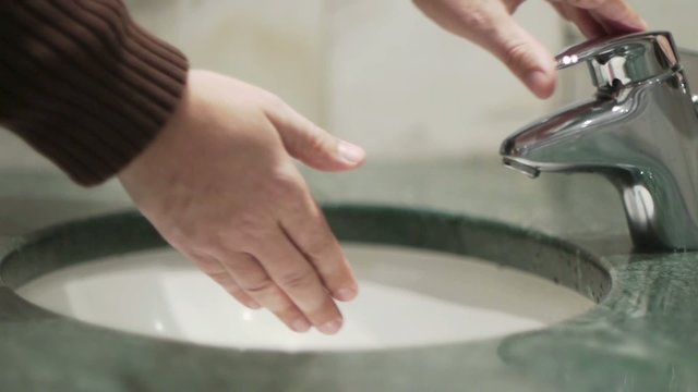 Male - Washing Hands