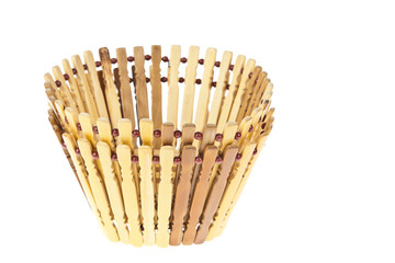 double Basket, plastic wood