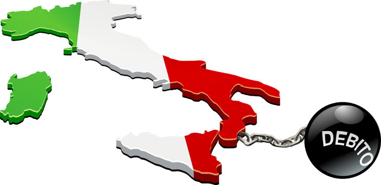 Peso del debito in Italia