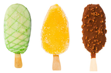 Collage of various ice creams
