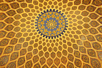 Oriental mosaic decoration in Dubai