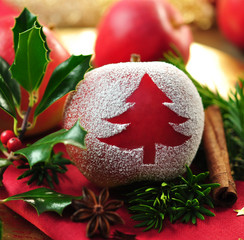 Weihnachten,Apfel