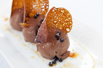 Dessert glacé