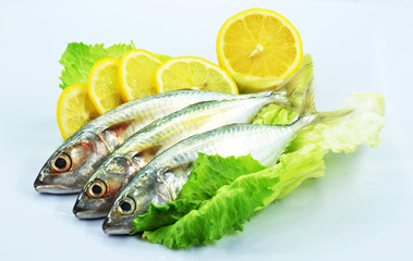 Fresh Fish with Lemon and Salad