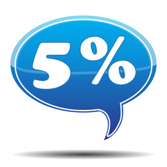 5 PERCENT ICON