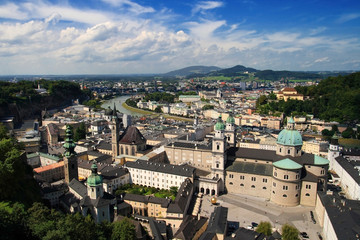Salzburg, view from the castle