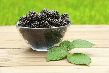 blackberries in bowl