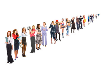 Fototapeta premium Business Adults Team