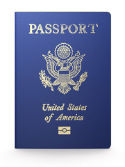 Naklejka premium US passport