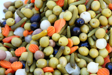 Pickled vegetables appetizer Spain