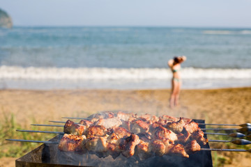 Barbecue meat