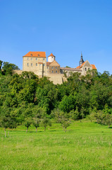 Fototapeta na wymiar Goseck Burg - Goseck castle 03