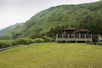 Fototapeta na wymiar views of yangming mountain