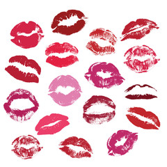 collection of kisses - obrazy, fototapety, plakaty