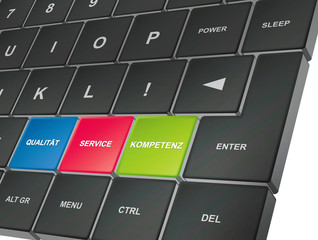 Fototapeta premium Tastatur mit Sondertasten