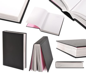 set of books with pages