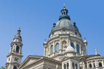 Fototapeta na wymiar Saint Stephen Basilica at Budapest, Hungary