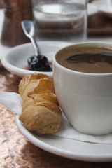 Greek coffee and cookie.