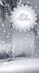 New Year, christmas card