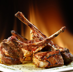 Carne grelhada