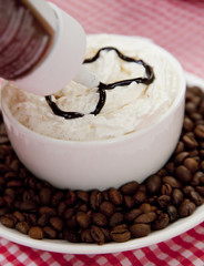 Cup of coffee.