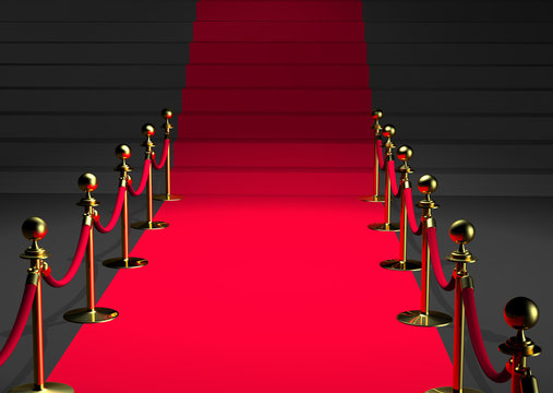 Tapis rouge 3D - Perspective