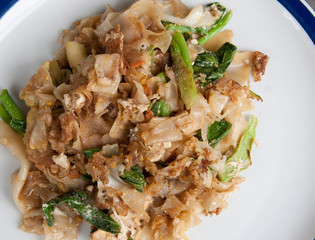 fired thin noodles with soy sauce