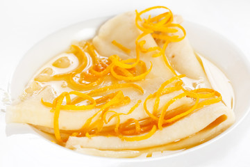 pancakes with orange