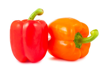 Orange and red pepper