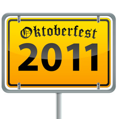 Oktoberfest 2011 - Ortsschild