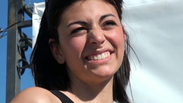 giovane e bella ragazza