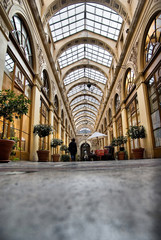 Corridor of gallerie Vivienne in Paris