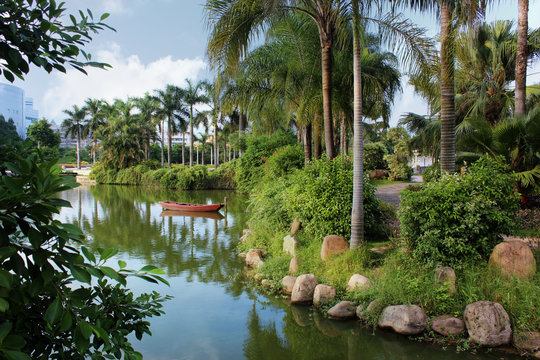 riverside in park