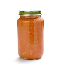 baby food glass container