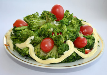 salad of Brassica oleracea