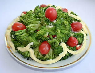 salad of Brassica oleracea