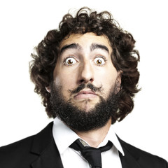 young man face