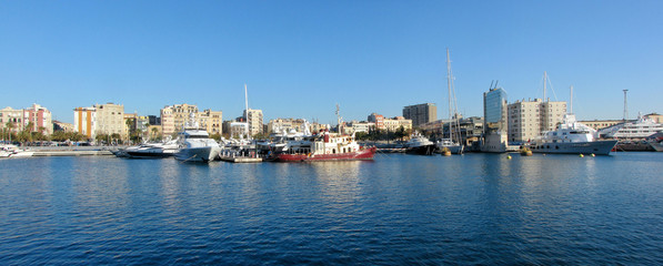 panorama of port 