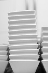 Fototapeta premium Stack of plates