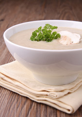 soupe aux champignons