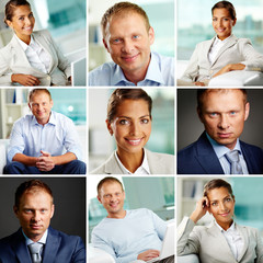 Fototapeta premium White collar workers