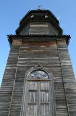 Fototapeta na wymiar Old wooden church on Kizhi island Russia